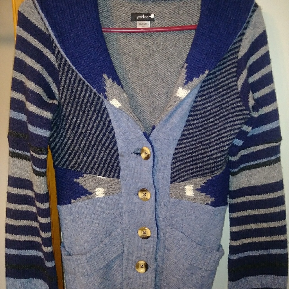 Preloved wool cardigan